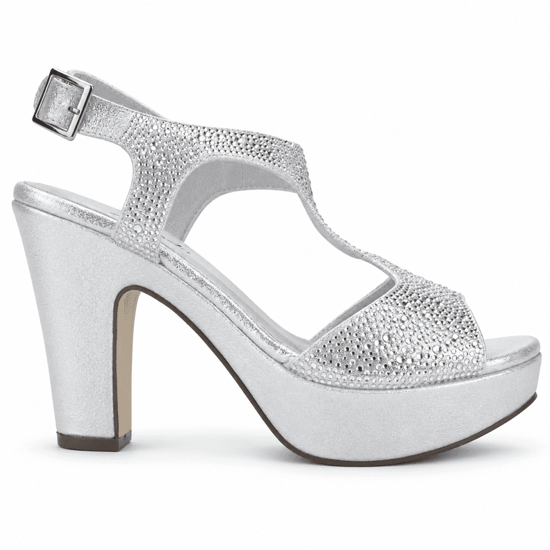 Sandalia Plateado Mujer Casual Chalada Cosimo Plata 40