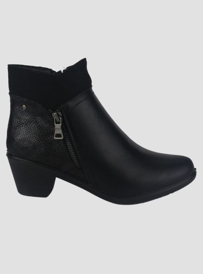 Botin Chalada Mujer Litang-2 Negro Casual 35