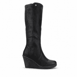 Bota Chalada Mujer Wedge-40 Negro Casual 35