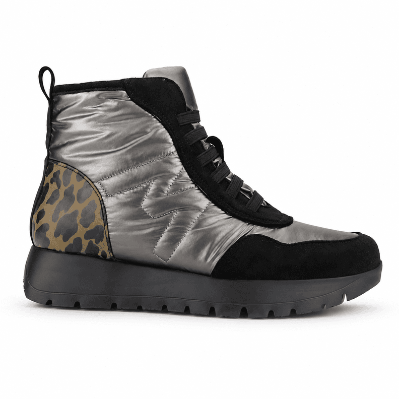 Botin Chalada Mujer Wonder-4 Plateado Casual Gris 40