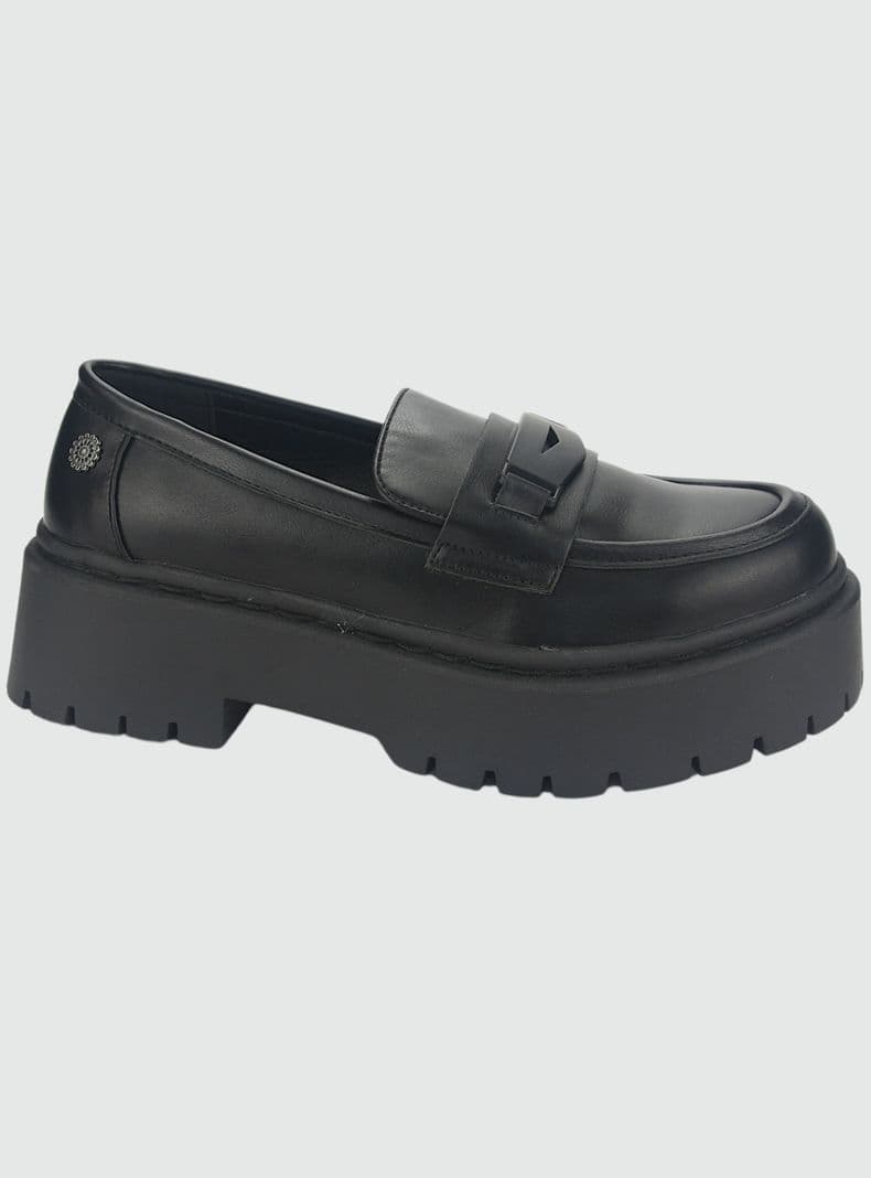 Mocasin Chalada Mujer Lewis-1 Negro Moda 36