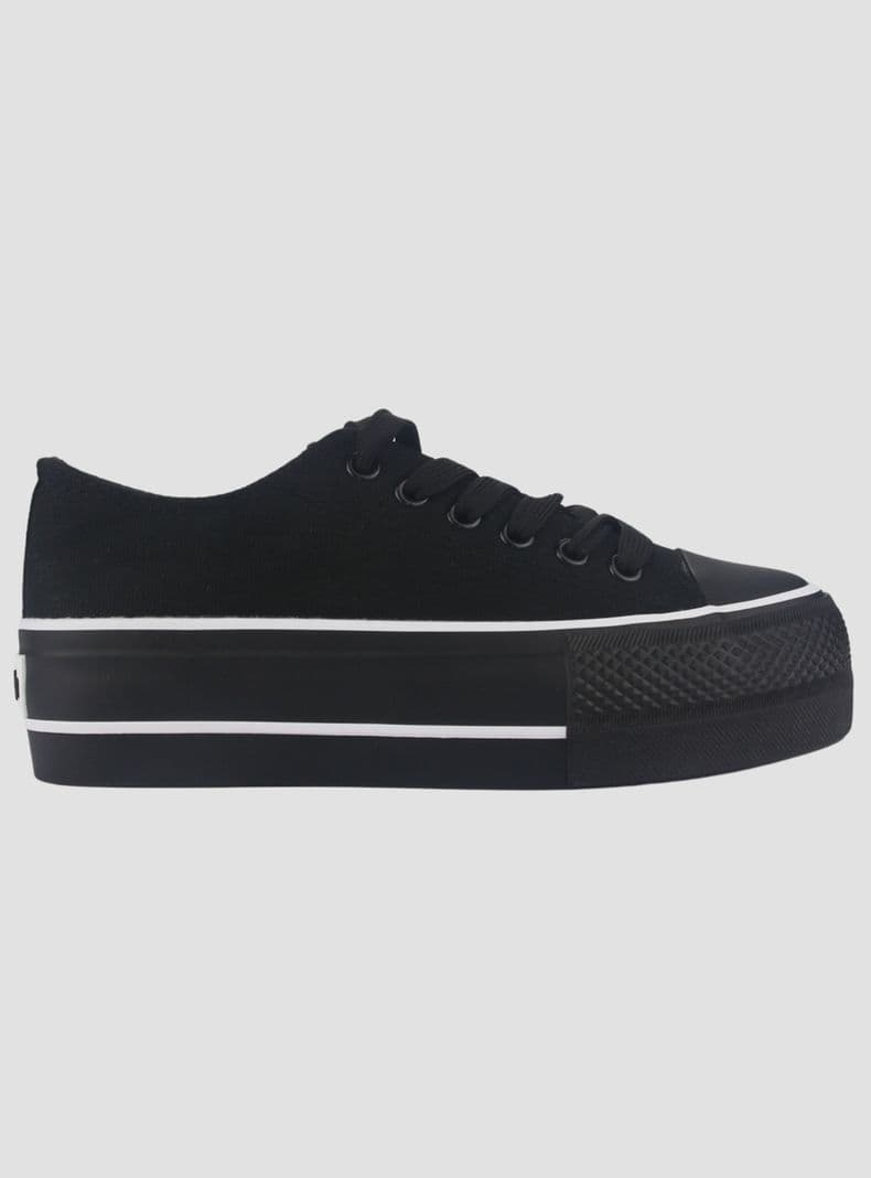 Zapatilla Mujer Chalada Cruni-1 Negro Urbano 38