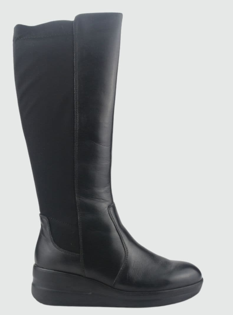 Bota de Cuero Chalada Mujer Rocky-1 Negro Casual 35