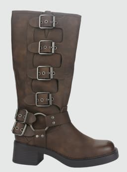 Bota Chalada Mujer Biker-2 Cafe Casual 35