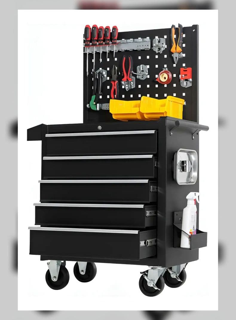 Carro Gabinete Para Herramientas Con Repisa Y Organizacion