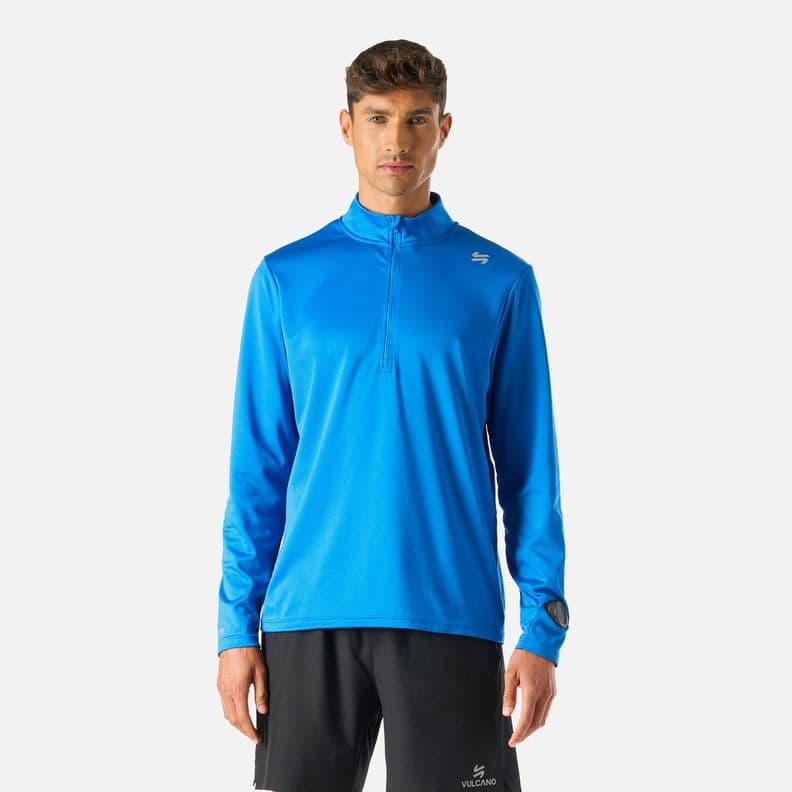 Poleron deportivo hombre Built To Move Azul XXL