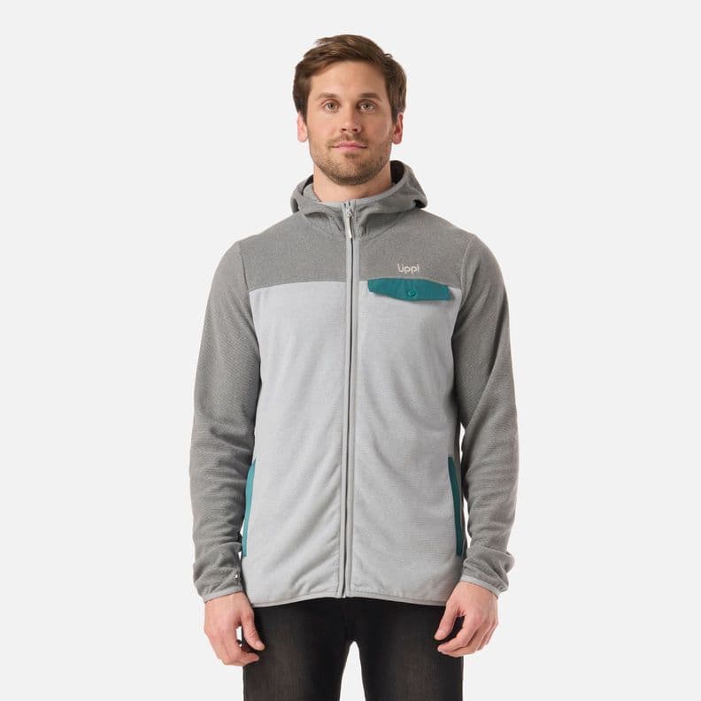 Polar Hombre Fireplace Full Zip Hoody Sweatshirt Gris Lippi V26 S