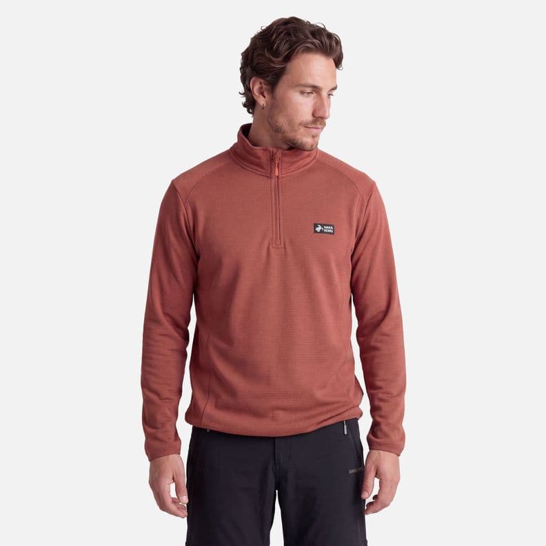 Poleron Hombre Taina Terracota Haka Honu V27 2XL