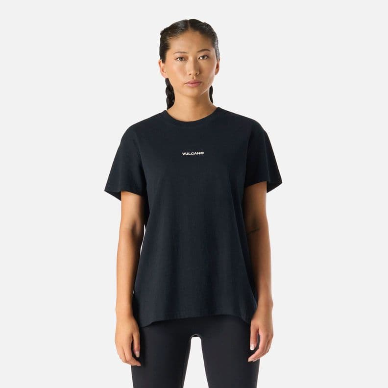 Polera casual manga corta mujer Cool Down Negro M