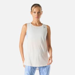 Polera deportiva sin mangas mujer Tempo Blanco XS