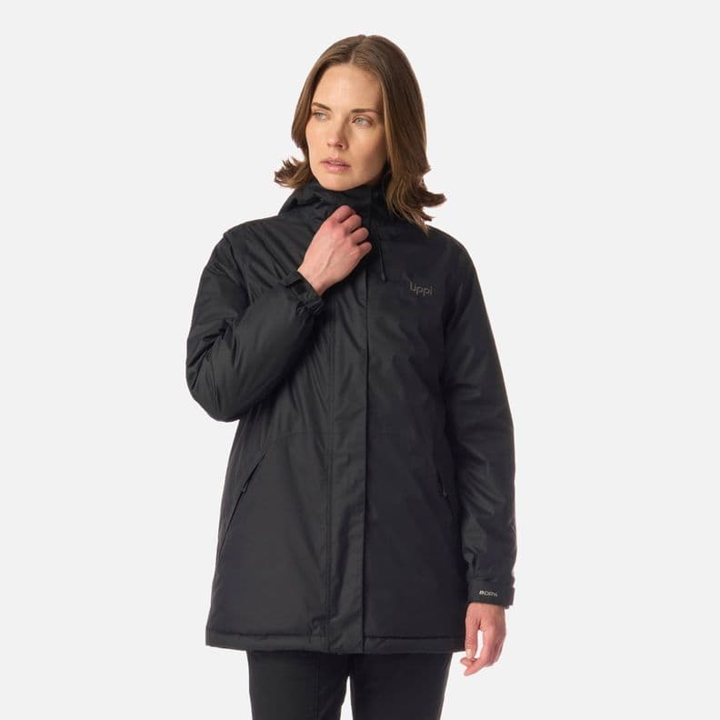 Chaqueta Mujer Gunther B-Dry Hoody Jacket Negro Lippi I26 XL