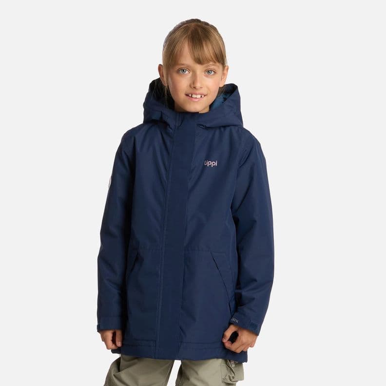Chaqueta Nina Cold Place B-Dry Hoody Jacket Azul Marino Lippi 7-8 anos