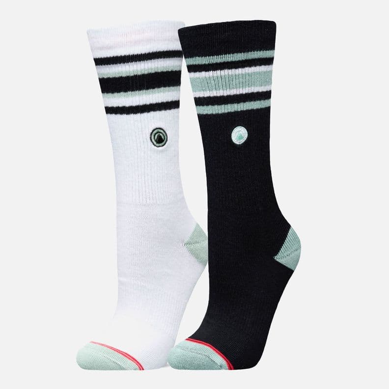 Calcetines Mujer Duo Travel Walk Classic Blanco Grafito Lippi V26 S-M