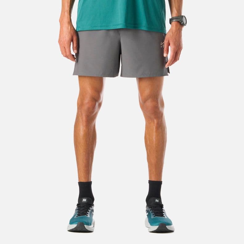 Short Deportivo Running 5" Hombre Tempo Gris L