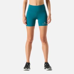 Short Deportivo tiro alto mujer Built To Move Azul Petroleo S
