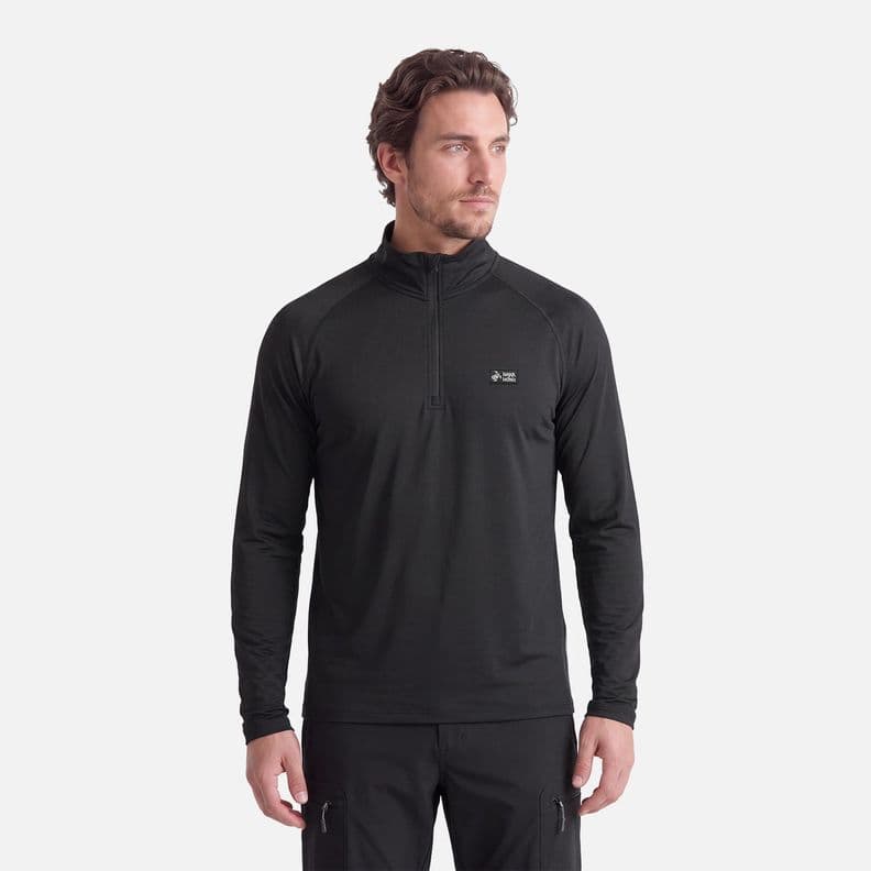Poleron Hombre Taina Negro Haka Honu V27 XL