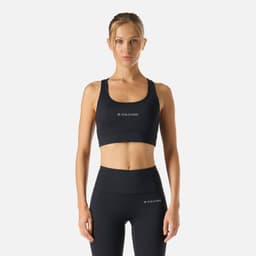 Peto deportivo de soporte medio mujer Built To Move Negro XL