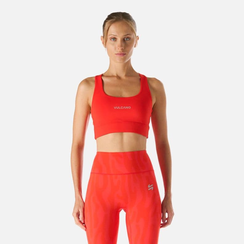 Peto deportivo de soporte bajo mujer Built To Move Rojo M