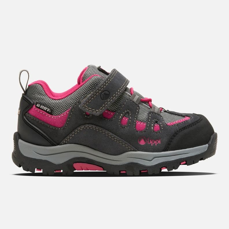 Zapato Nina Puelo Cs Low Velcro Gris / Fucsia Lippi CL 30 | US 13 | EU 30 | 19.5 CM