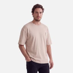 Polera Hombre Parcel Taupe Haka Honu V27 M