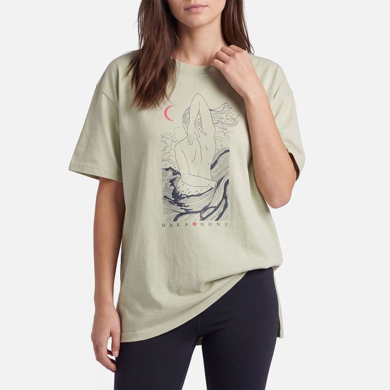 Polera Mujer Garza Jade Haka Honu V27 Verde Esmeralda XL