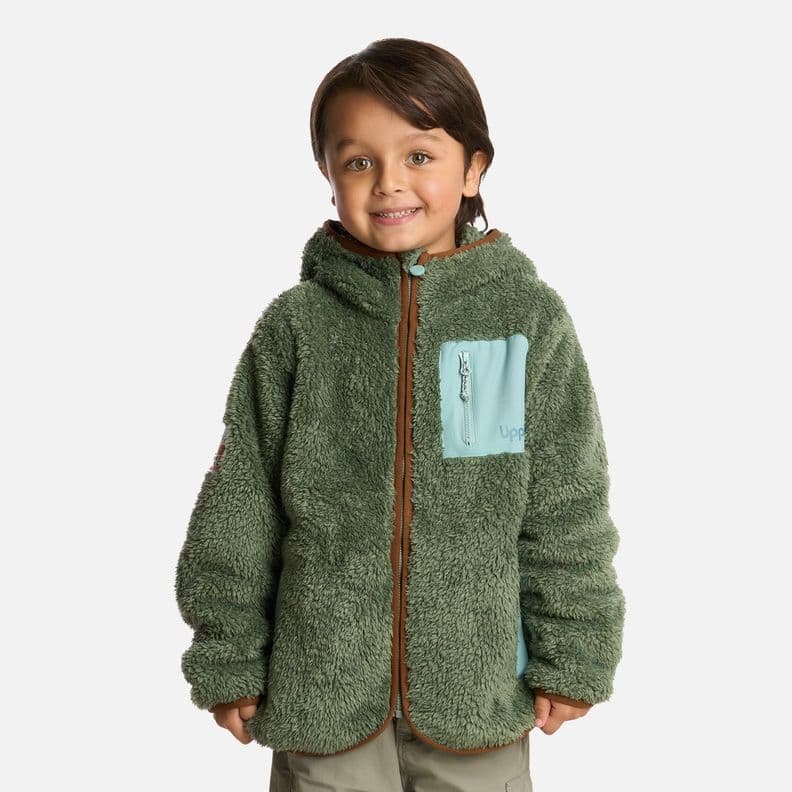 Polar Nino Bear Shaggy-Pro Hoody Jacket Jade Oscuro Lippi Verde 9