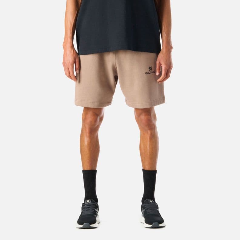 Short Deportivo Algodon Hombre Cool Down Taupe XXL