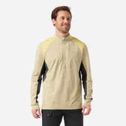 Poleron Hombre Egger 1/4 Zip Verde Manzana Lippi V26 XL
