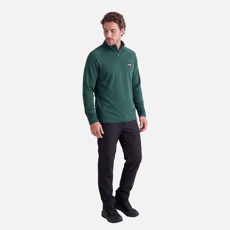 Poleron Hombre Taina Esmeralda Haka Honu V27 Verde Esmeralda S