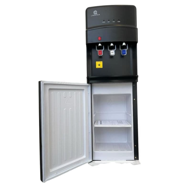 Dispensador De Agua Pedestal Compresor 3 Llaves C/gaveta gris gris oscuro