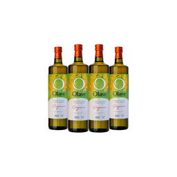 Aceite de Oliva Extra Virgen Olave Organico 4x1000ml Verde Olivo