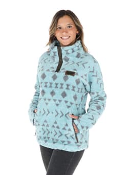 Chaqueta Nomada Print Mujer Buffalo Celeste XS