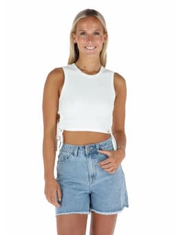 Polera Traila Mujer Buffalo Blanco S