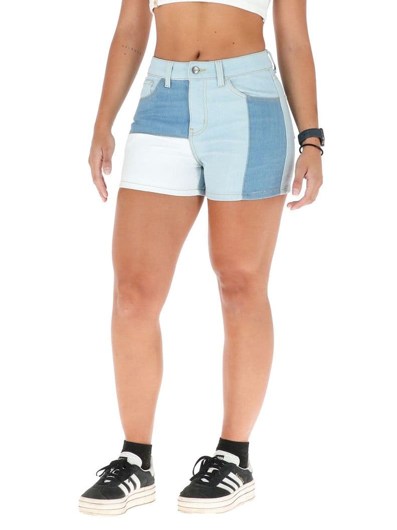 Short Malecon Mujer Buffalo Celeste 38