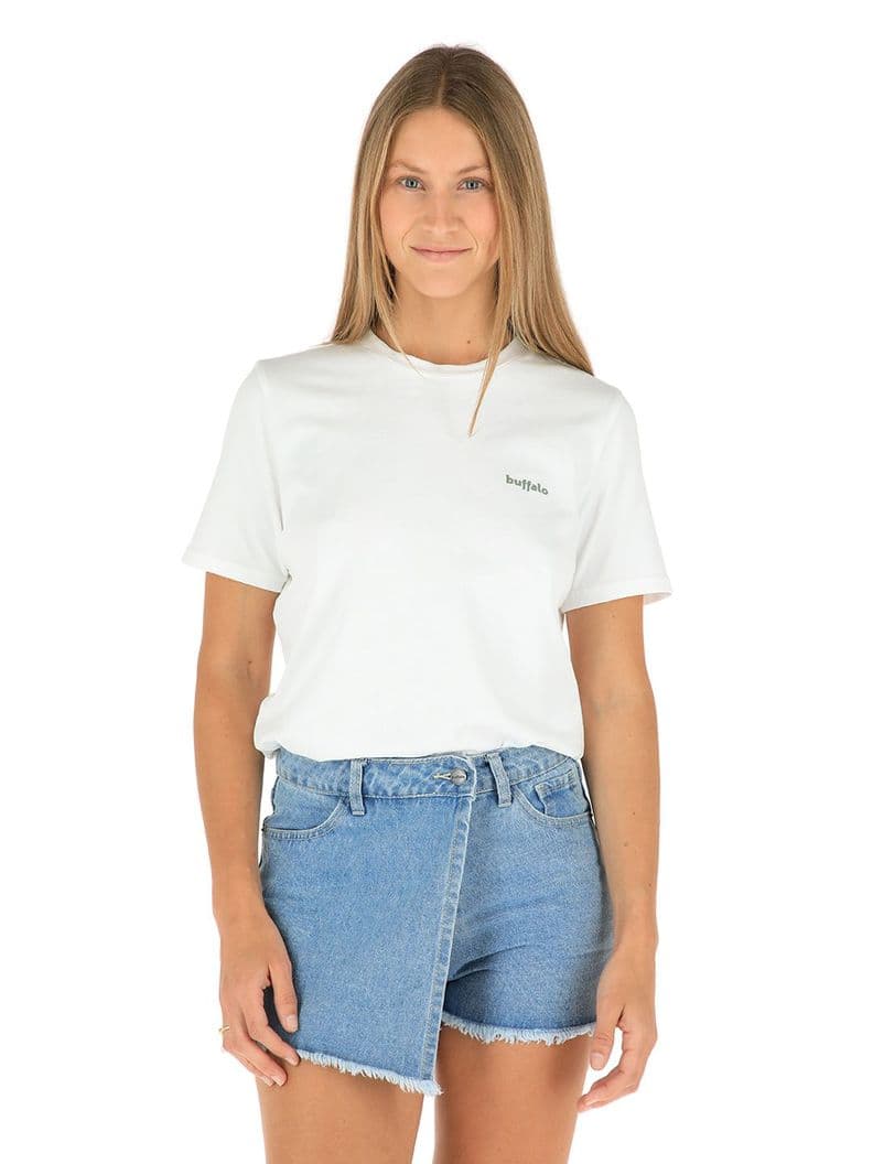Polera Tejo Mujer Buffalo Blanco M