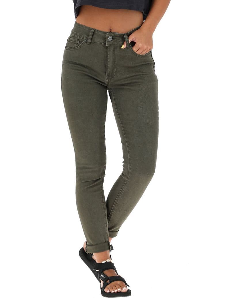Pantalon Jeans Palqui Mujer Buffalo Verde 38