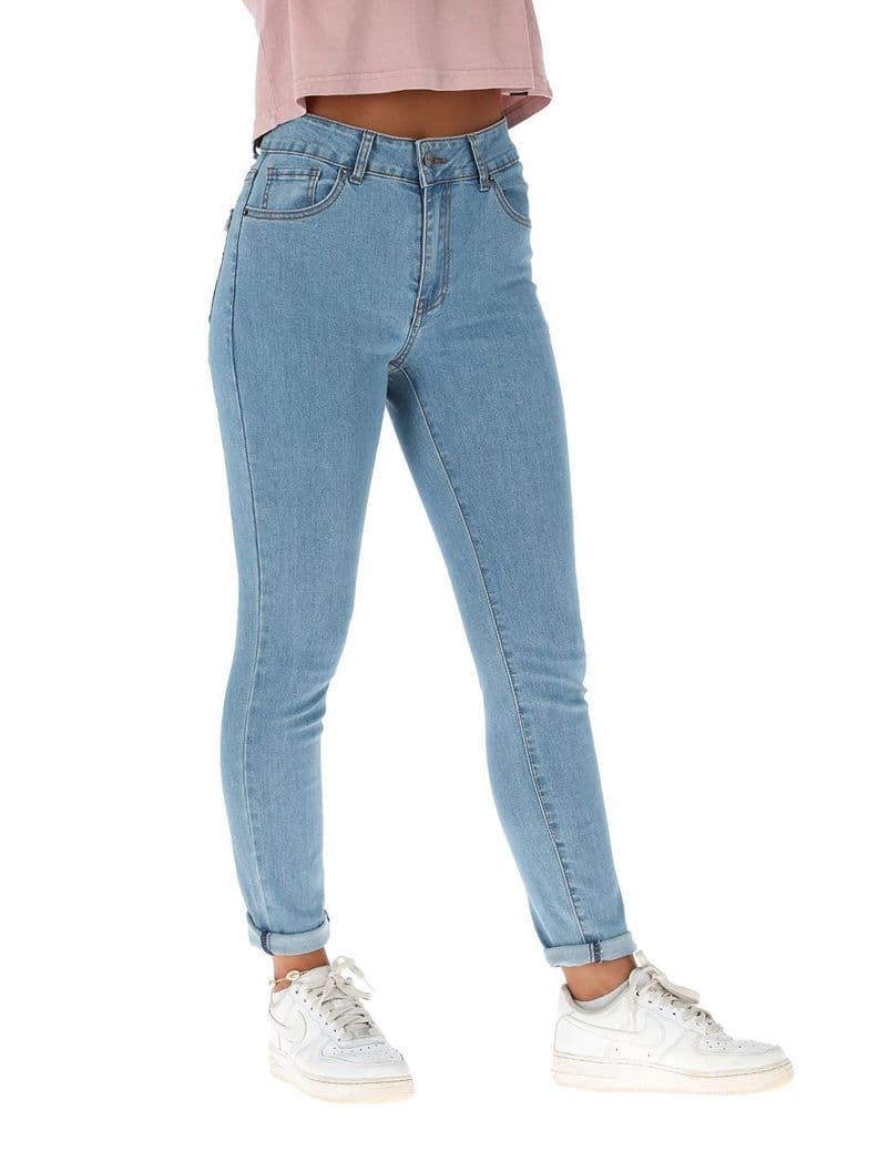 Pantalon Jeans Palqui Mujer Buffalo Celeste 36