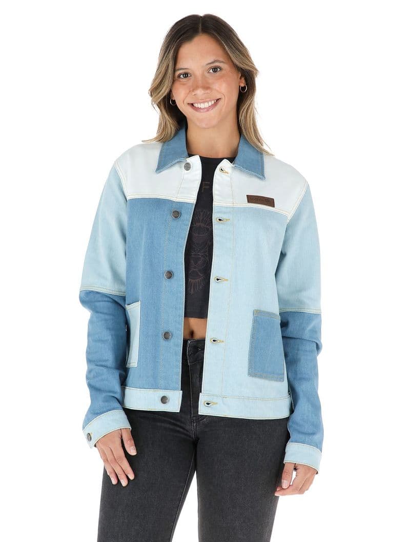 Chaqueta Grao Mujer Buffalo Celeste S