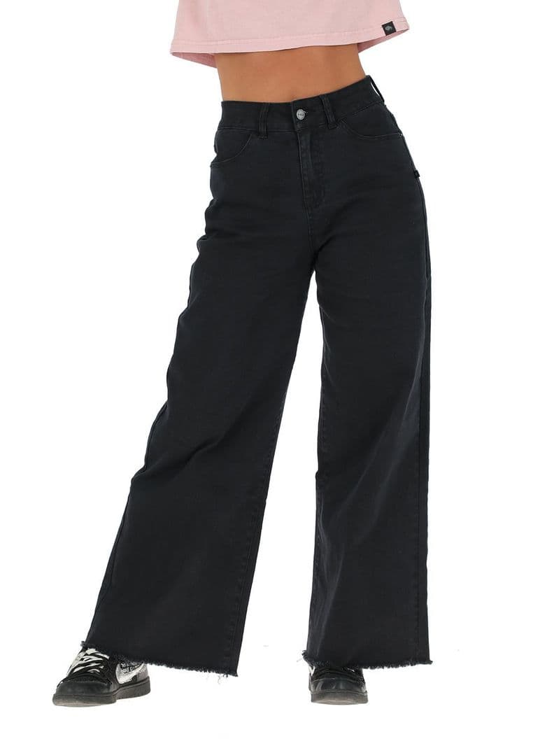 Pantalon Jeans Tallu Mujer Buffalo Negro 34