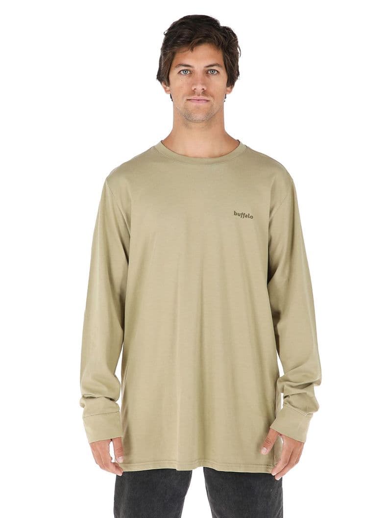 Polera Manga Larga Keu Hombre Buffalo Verde S