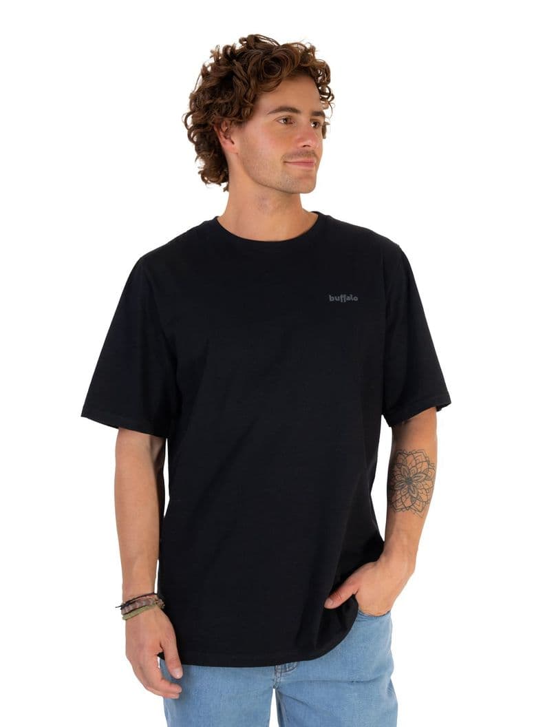 Polera Maiten Hombre Buffalo Negro XL