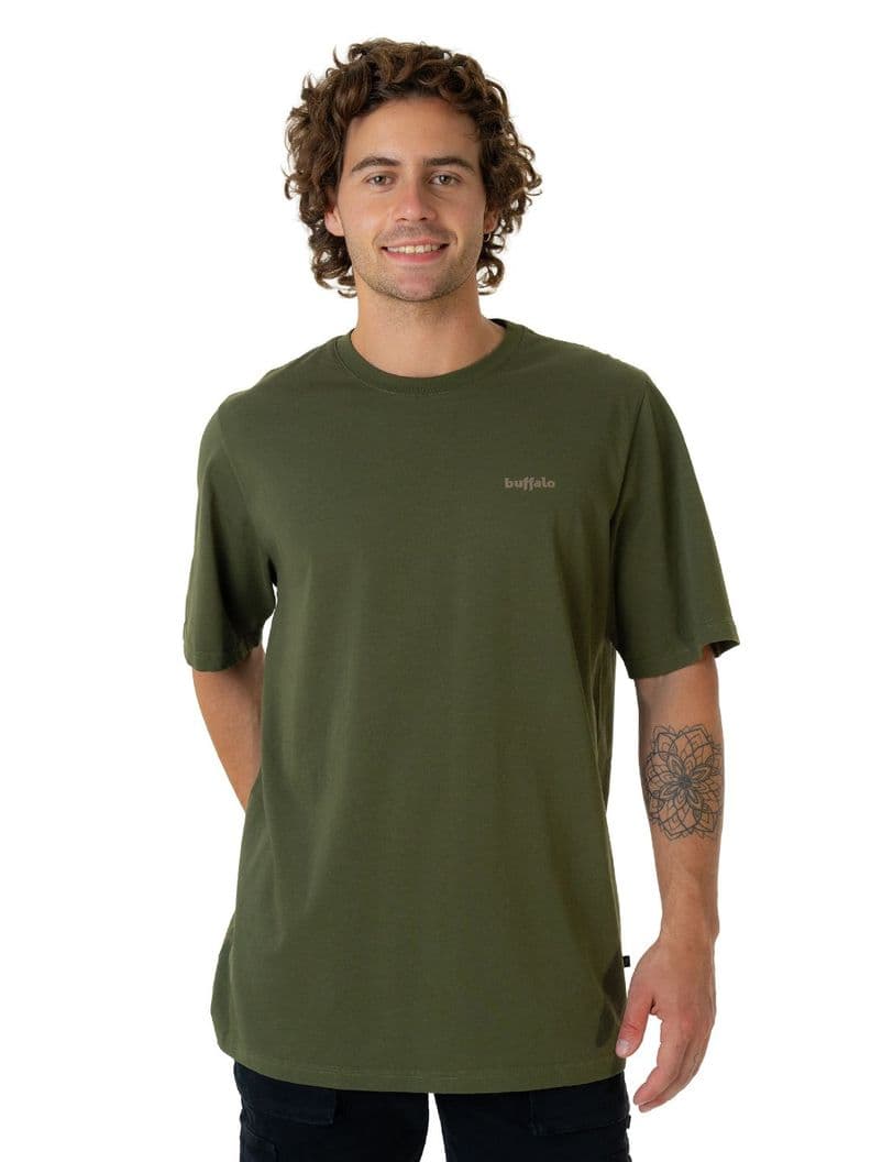 Polera Maiten Hombre Buffalo Verde XL