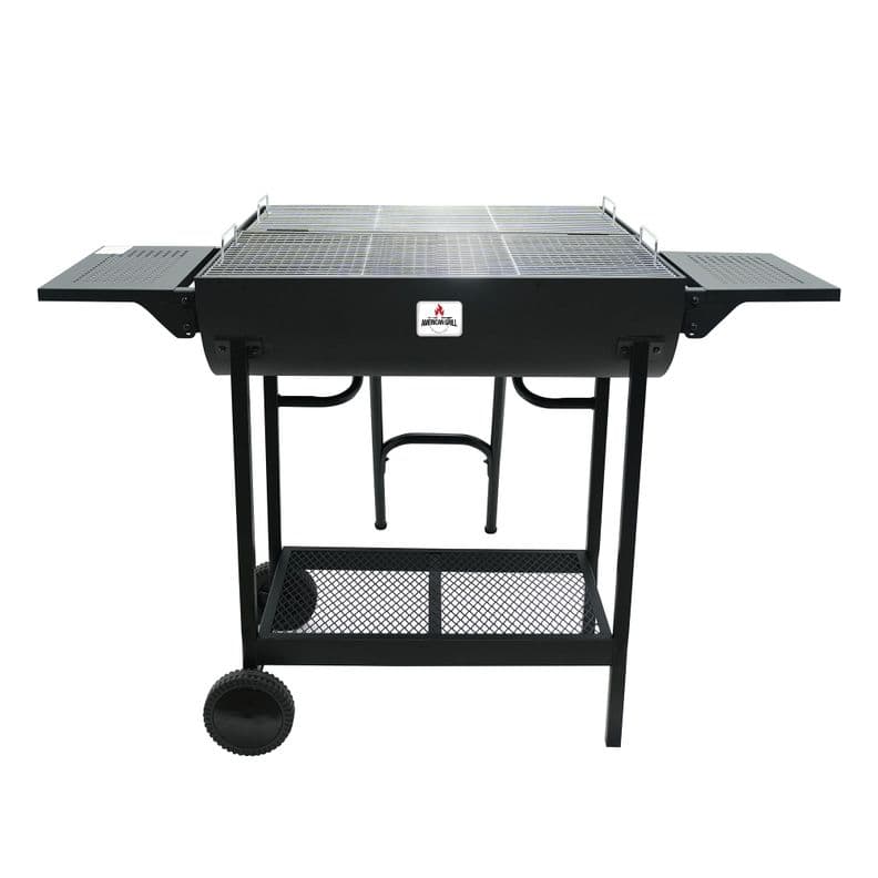 Parrilla a Carbon Doble Tambor Austin Black Negro
