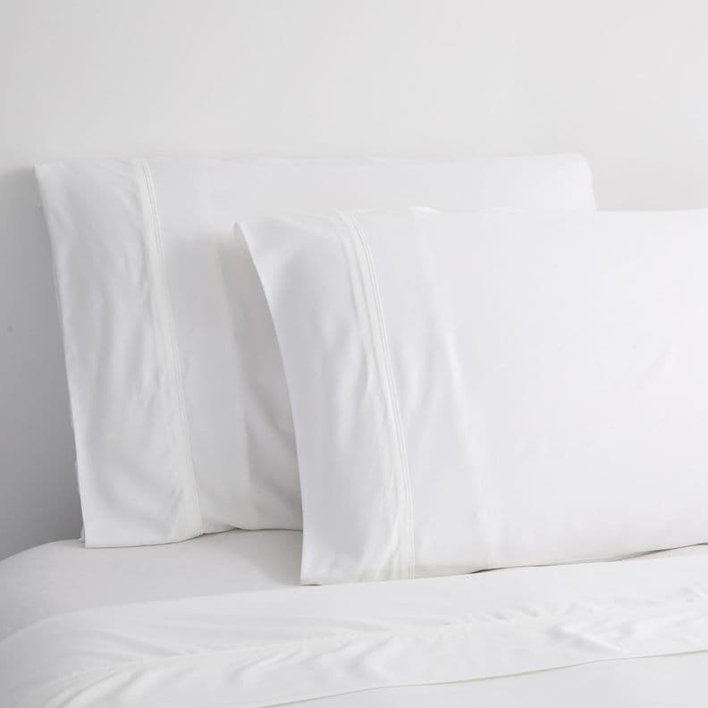 Set Sabanas King Polycotton Percale 200 Hilos Essentials Liso Blanco
