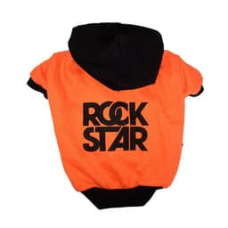 Poleron Rock Star talla M Naranjo