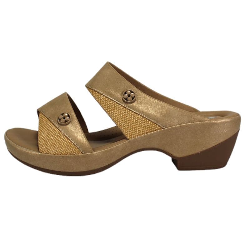 Sandalia Casual Mujer Taco Medio H53 Yassne Marron Cafe 36