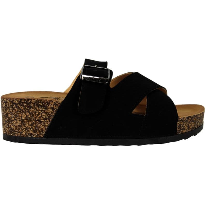 Sandalia de Plataforma con Hebilla 15 Yassne Negro 36
