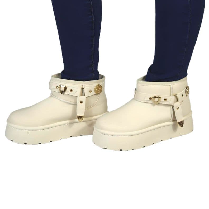 Botin de Mujer 17 Yassne Beige 39
