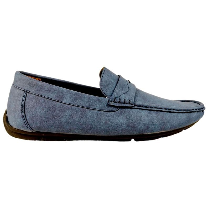 Zapato Mocasin Casual de Hombre 608 Azul 42