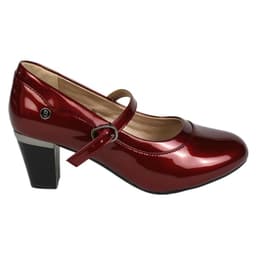 Zapato de Mujer Elegante Casual Yassne Burdeo 39